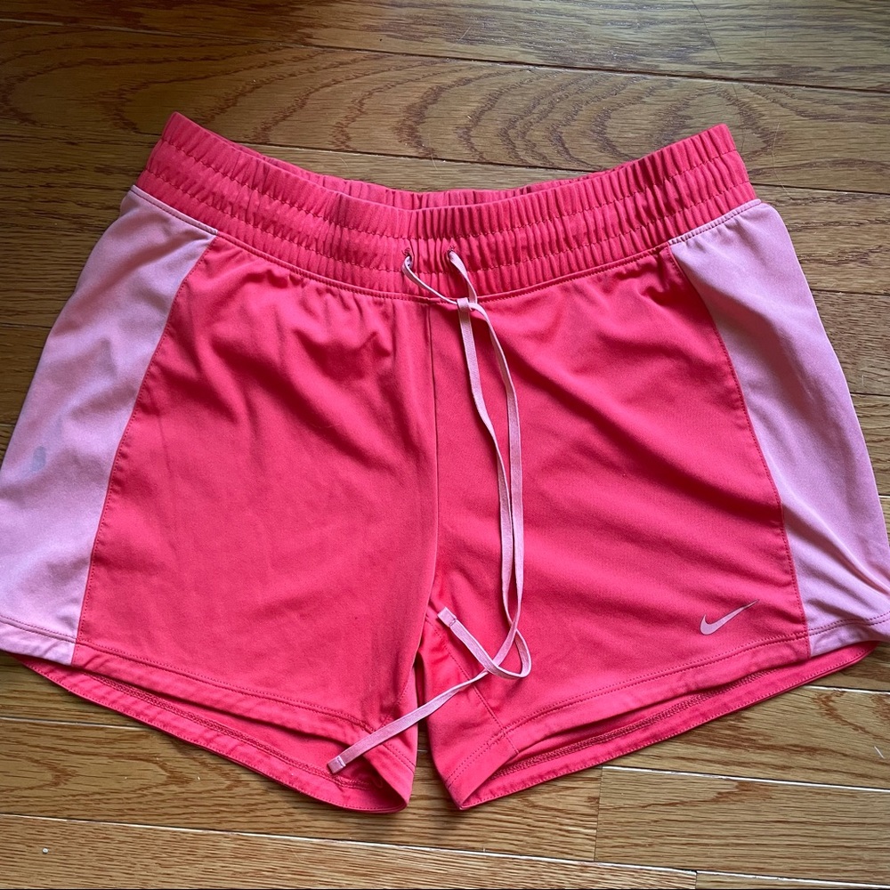 Pink Nike Athletic Shorts